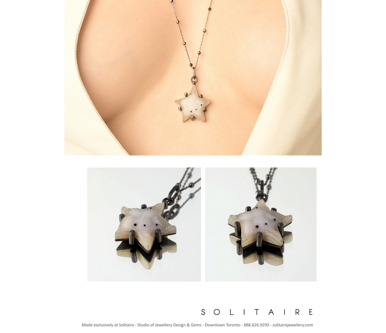 Star Pendant by Alex Armen: Muse & Fame Collection available only on Solitaire Jewellery's Online Shop
